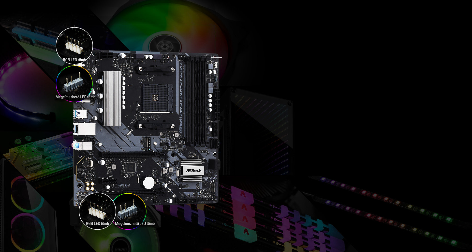 Polychrome LED(right)